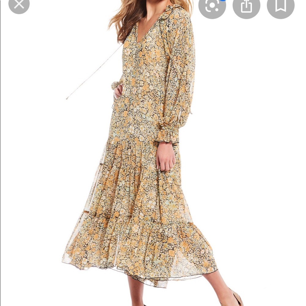 Free people floral dress size small